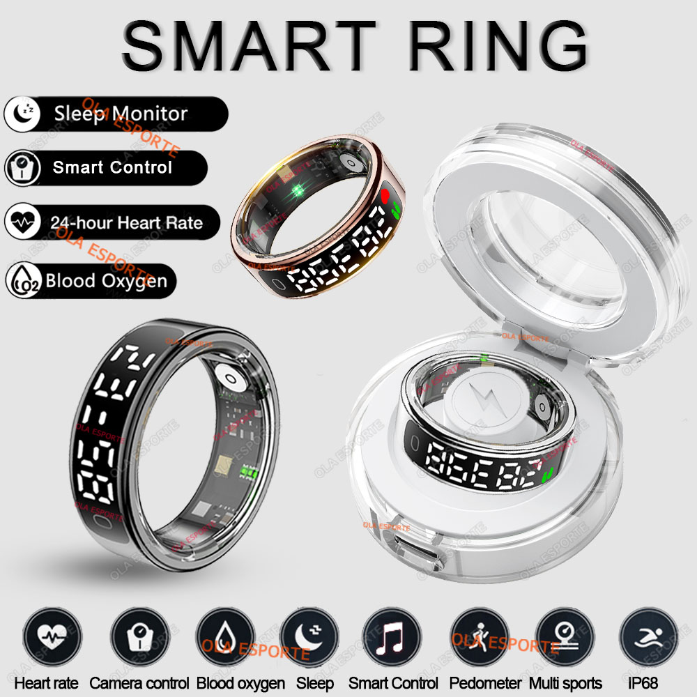Daith Heart Ring - R13 Smart Ring with Display Screen