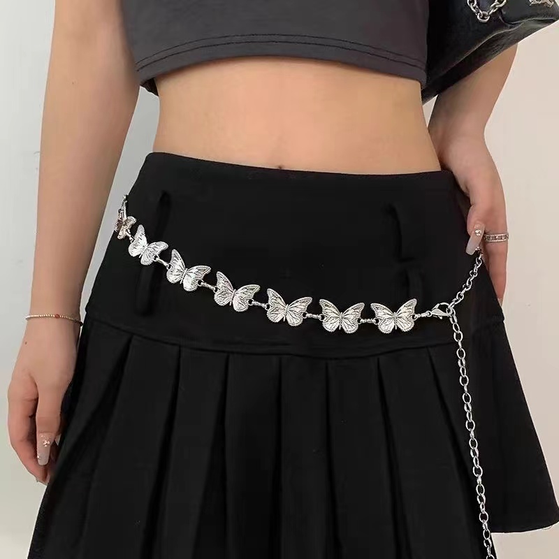 Body Chain Jewelry - Fashion Butterfly Belt Waist Chain For