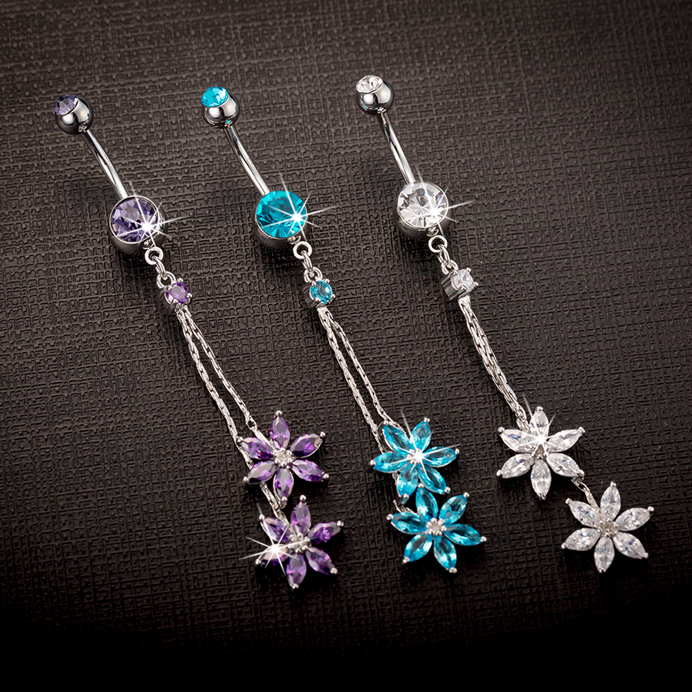 Body Jewelry Implants - Kuniu 1pc y2k Fashion Flower Pendant