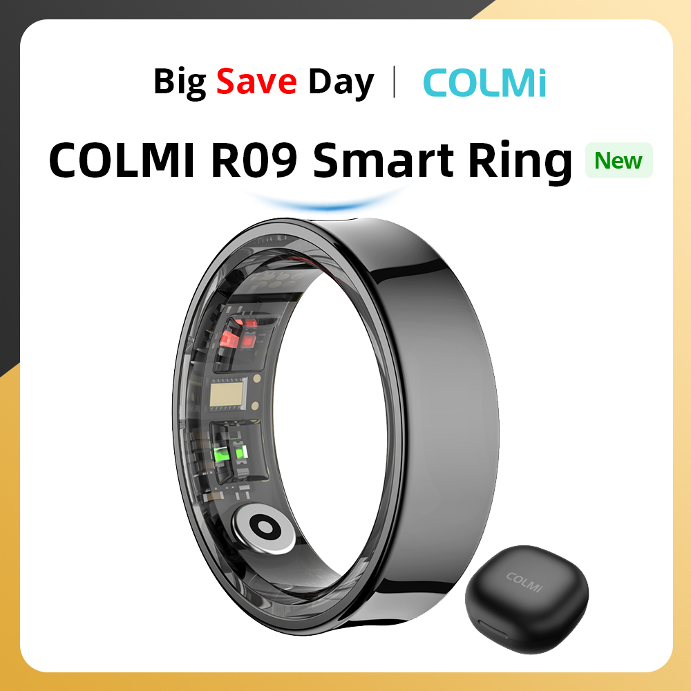2024 COLMI R09 Smart Ring Men  - مراجعة Daith Heart Ring وسعره