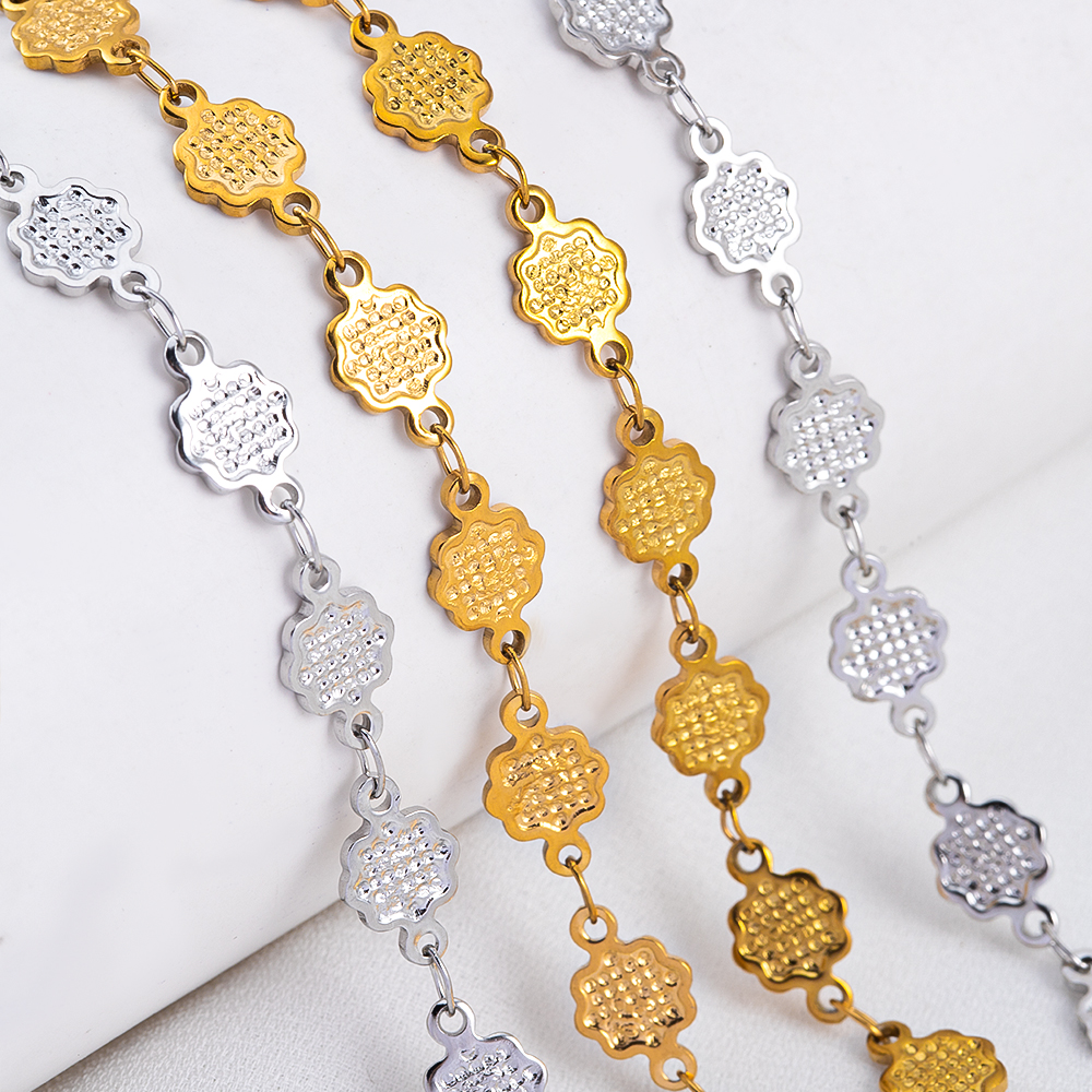 1meter Striped Flower Stainles - مراجعة Body Chain Jewelry وسعره