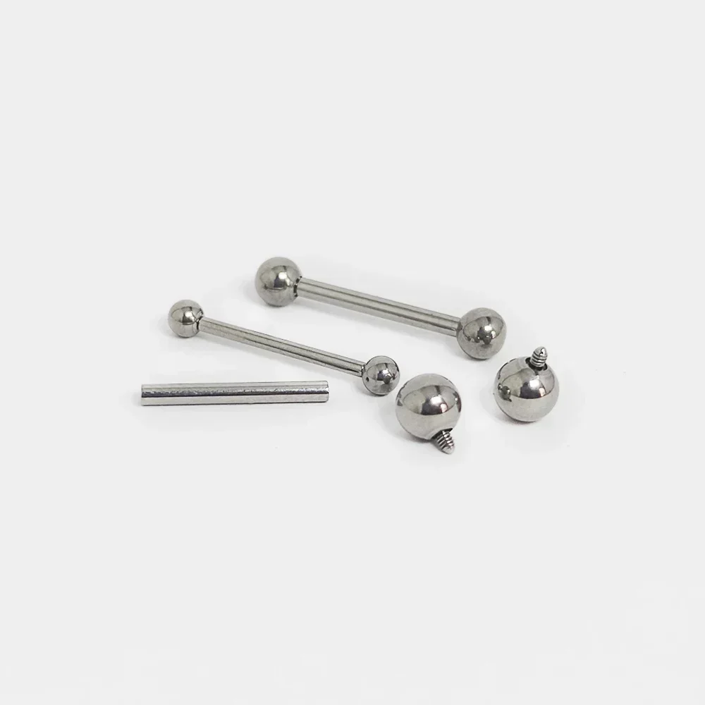 F136 Titanium Piercing 14G Bar - مراجعة Tongue Barbell Straight وسعره