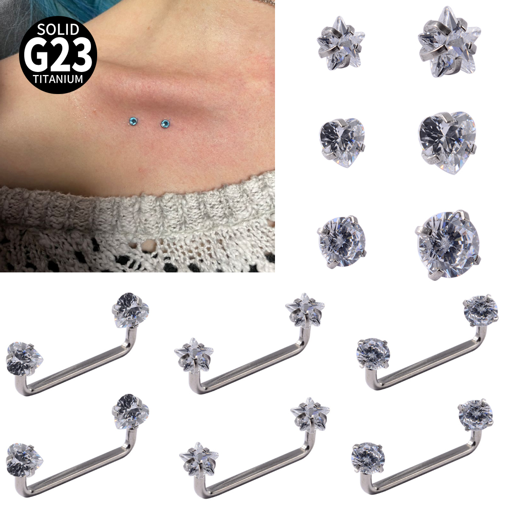 3-1PCS Implant Grade Titanium  - مراجعة Body Jewelry Implant Grade وسعره