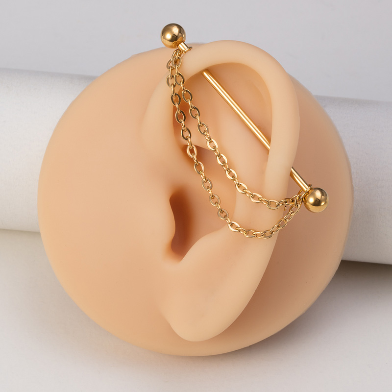 1pc Industrial Piercing Barbel - مراجعة Body Jewelry Implants وسعره