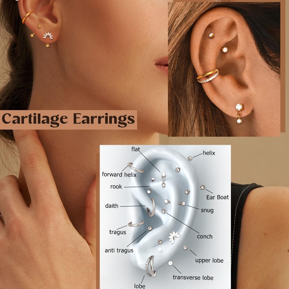 Drperfect 1PC Rook Eyebrow Pie - مراجعة Eyebrow Curved Barbell وسعره