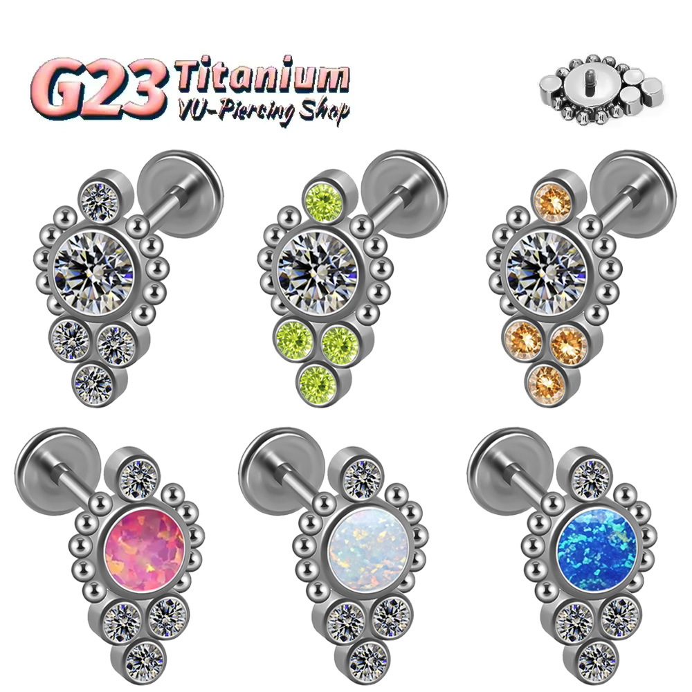 ASTM F136 Titanium Sunflower W - مراجعة Body Jewelry Implant Grade وسعره
