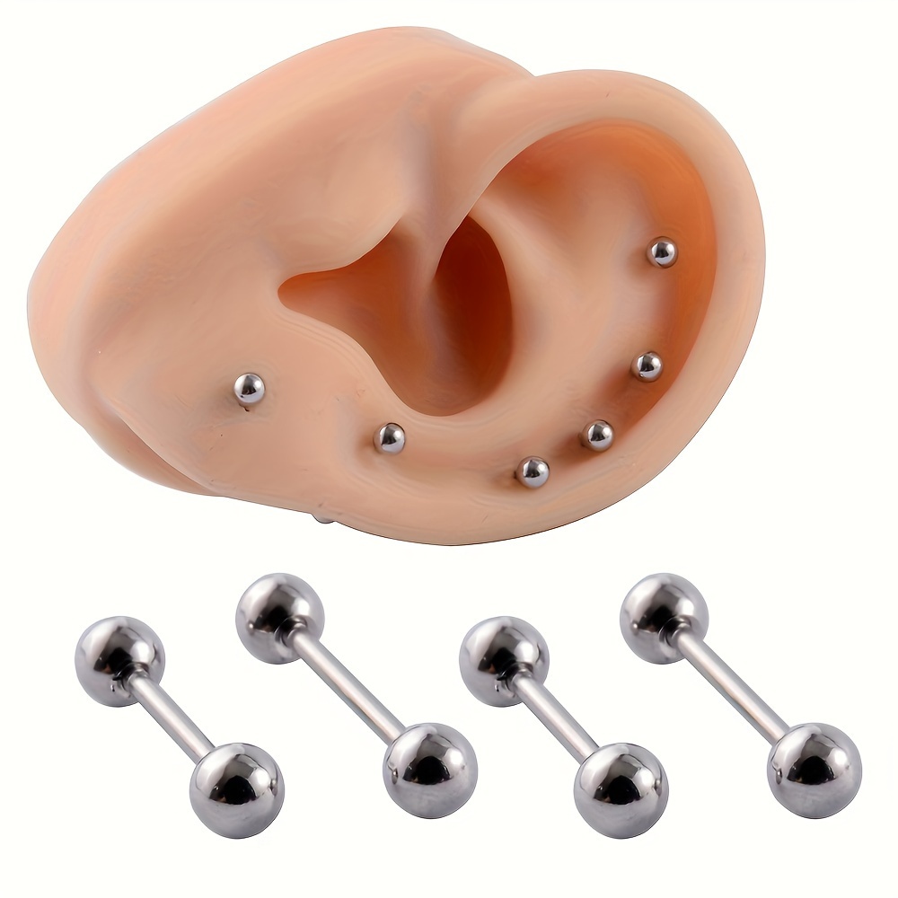 10pcs Minimalist Stainless Ste - مراجعة Body Jewelry Barbell وسعره
