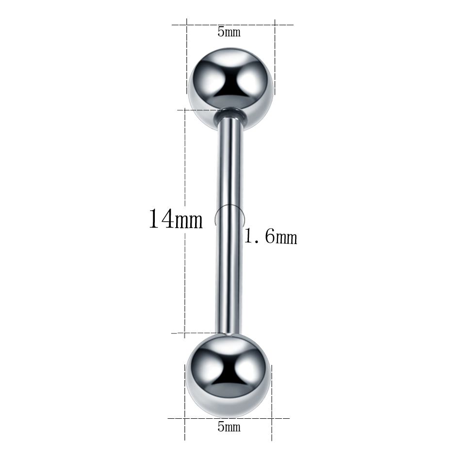 1PC G23 Titanium Straight Barb - مراجعة Tongue Barbell Straight وسعره