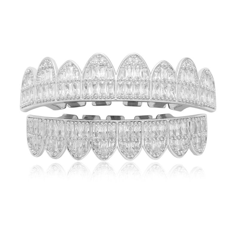 Hiphop Iced Out T Square Zirco - مراجعة Body Jewelry Real Gold وسعره