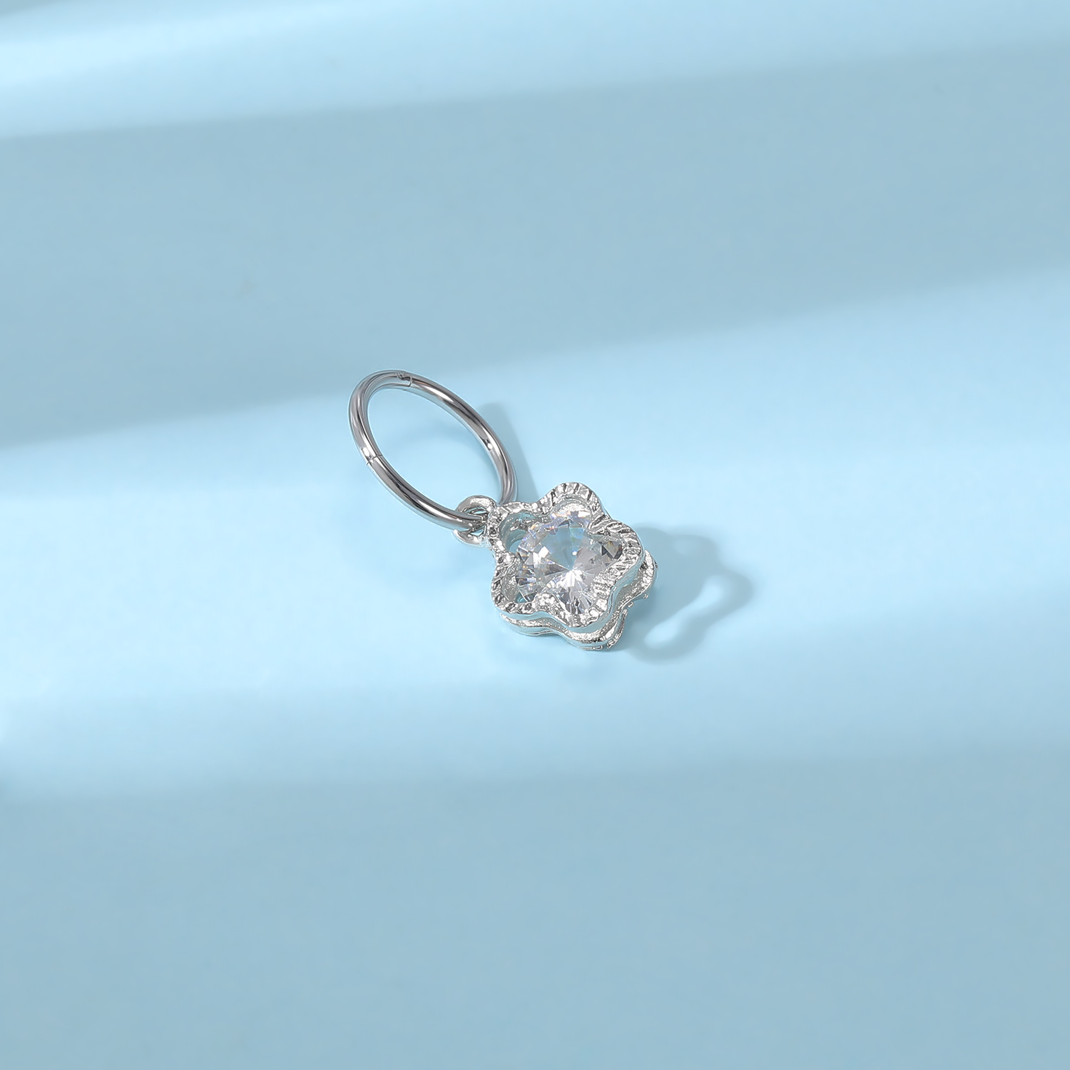 ZS 16G Gold Color Hoop Belly R - مراجعة Body Jewelry Real Gold وسعره