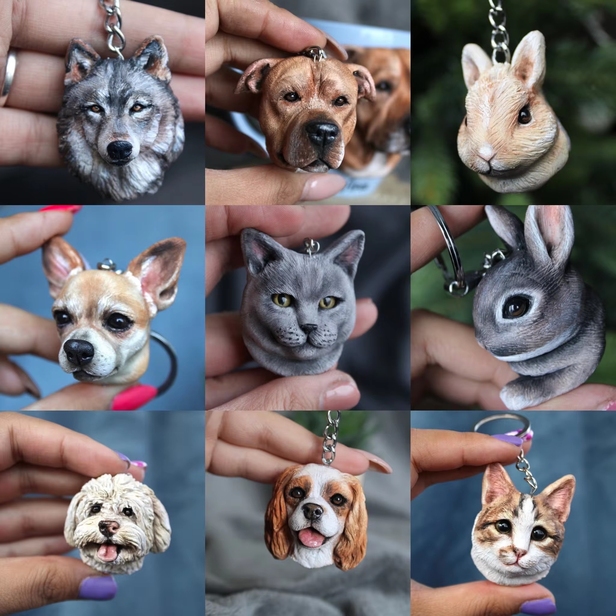 Custom 3D Pet Photo Jewelry Cu - مراجعة Body Jewelry Ideas وسعره