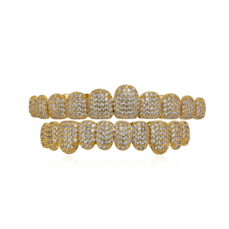 New Exquisite Hip-Hop Full Dia - مراجعة Body Jewelry Real Gold وسعره
