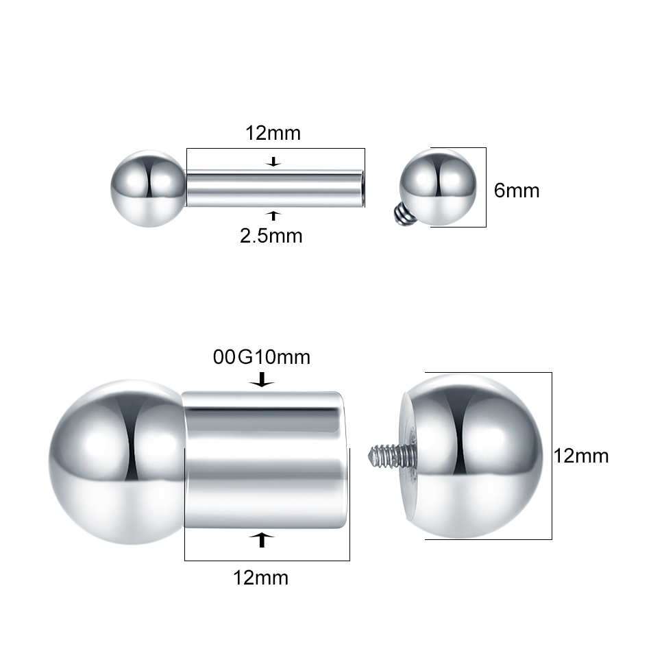 1PC Steel Big Size Genital Str - مراجعة Tongue Barbell Straight وسعره