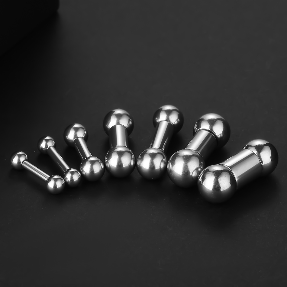 1PC Steel Big Size Genital Str - مراجعة Tongue Barbell Straight وسعره