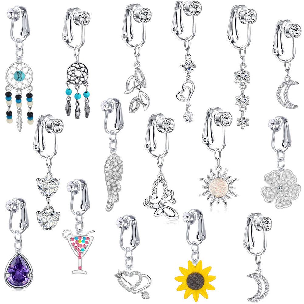 Faux Fake Belly Butterfly Fake - مراجعة Body Jewelry Belly Button Rings وسعره