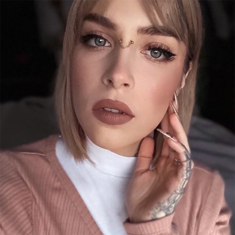 1pc Zircon Ball Cone Eyebrow P - مراجعة Eyebrow Curved Barbell وسعره