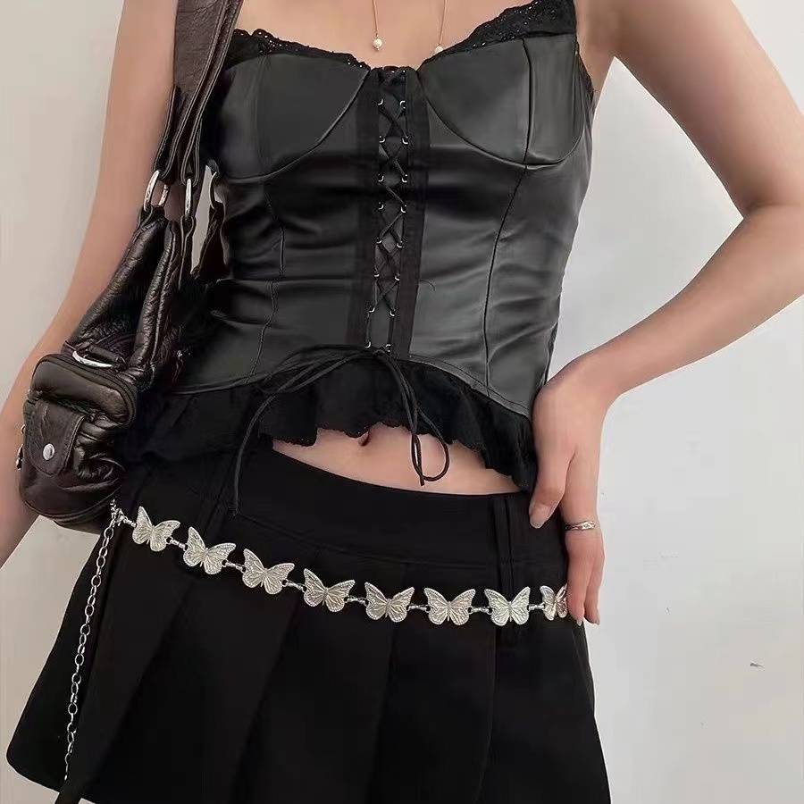 Fashion Butterfly Belt Waist C - مراجعة Body Chain Jewelry وسعره