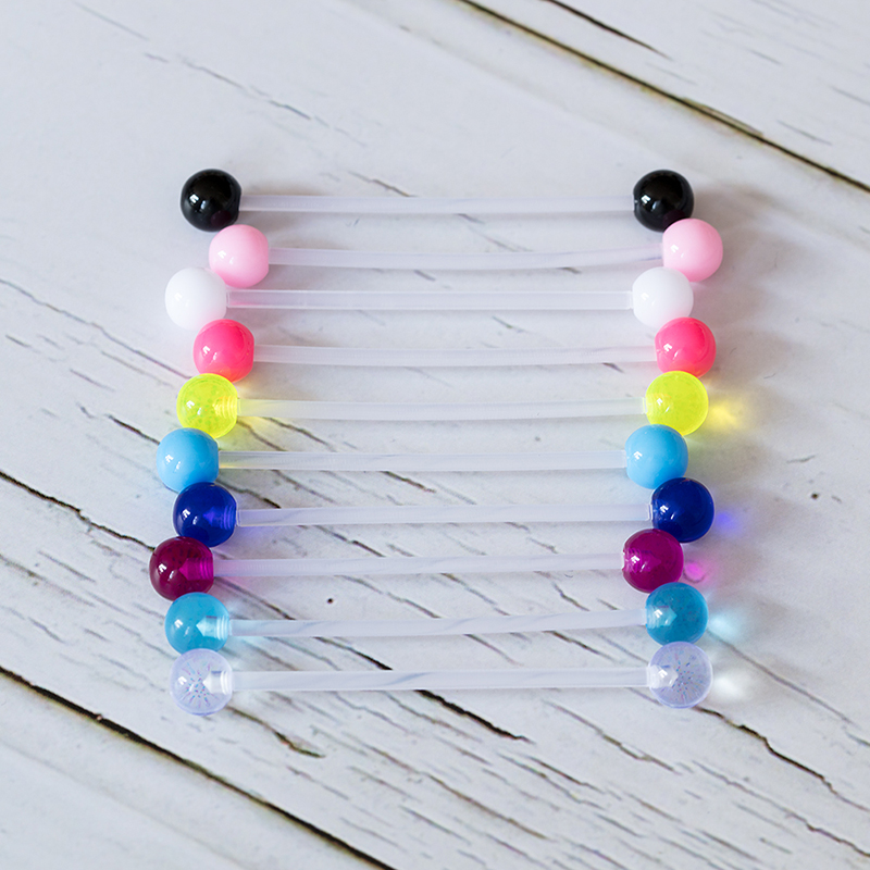 10-50pcs Acrylic Cartilage Ear - مراجعة Body Jewelry Implants وسعره