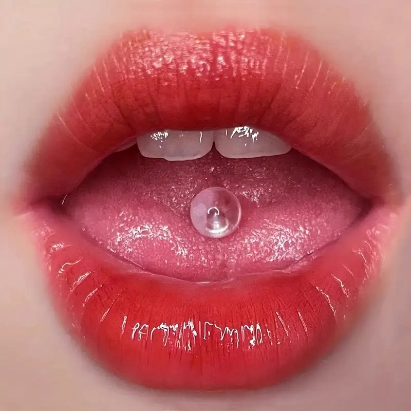 3pcs/Lot Soft Transparent Invi - مراجعة Tongue Barbell Straight وسعره