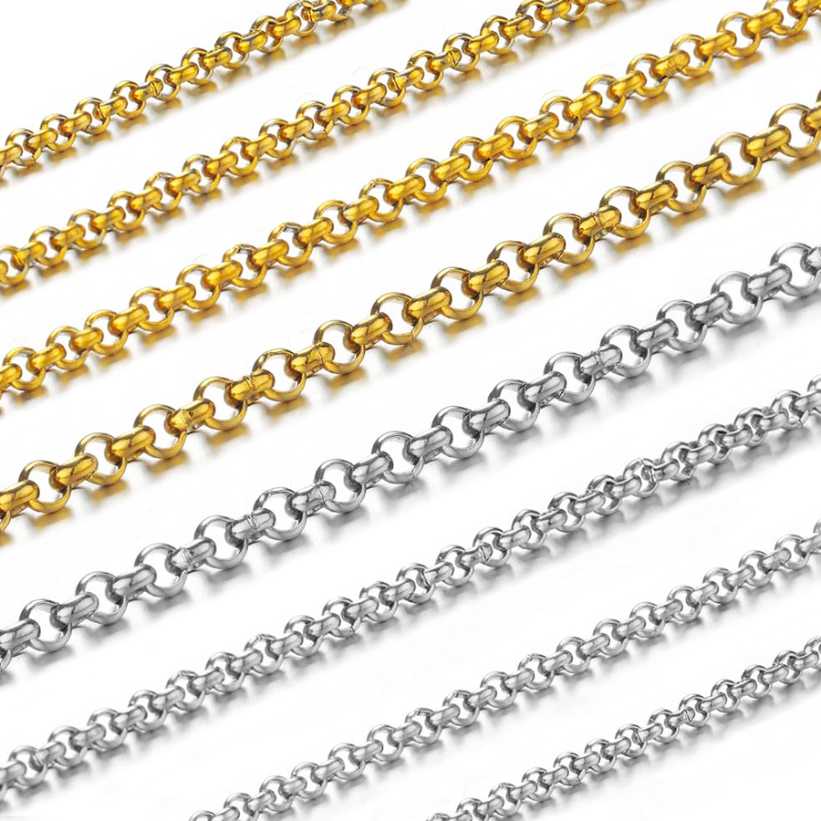 1 meter 2-4mm Stainless Steel  - مراجعة Body Chain Jewelry وسعره