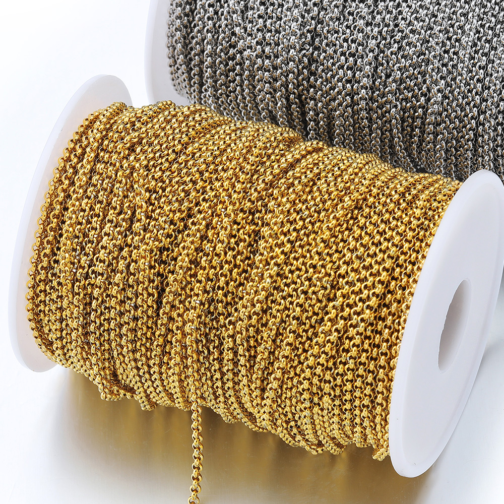 1 meter 2-4mm Stainless Steel  - مراجعة Body Chain Jewelry وسعره