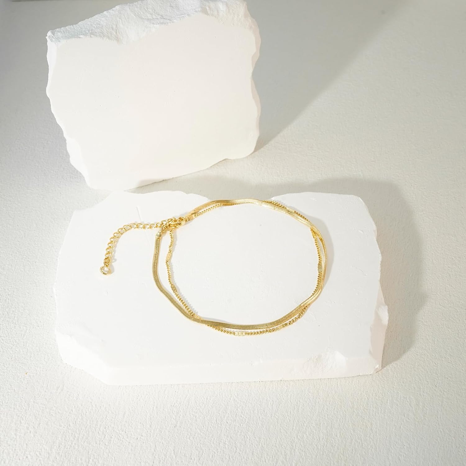 Ankle Bracelets for Women 14k  - مراجعة Body Jewelry Real Gold وسعره