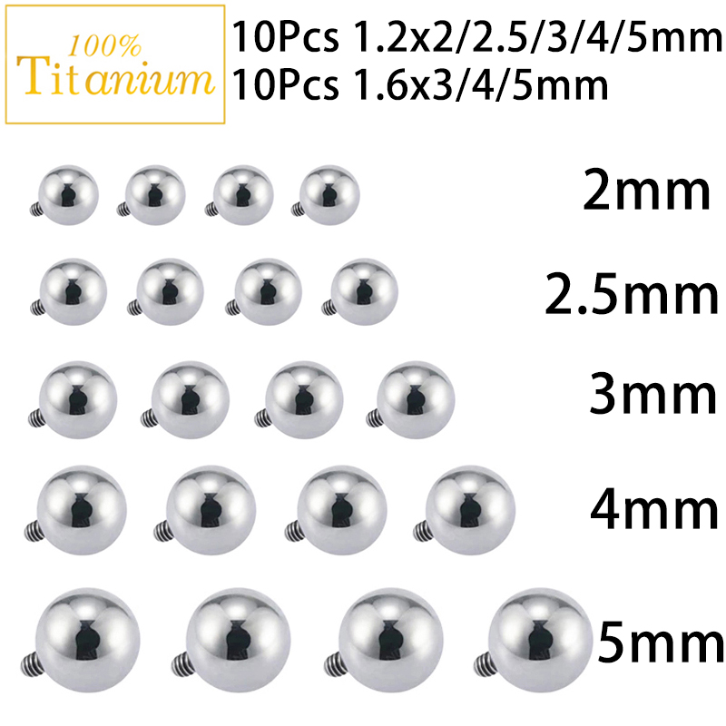 10Pc Implant Grade ASTM G23 Ti - مراجعة Body Jewelry Implant Grade وسعره
