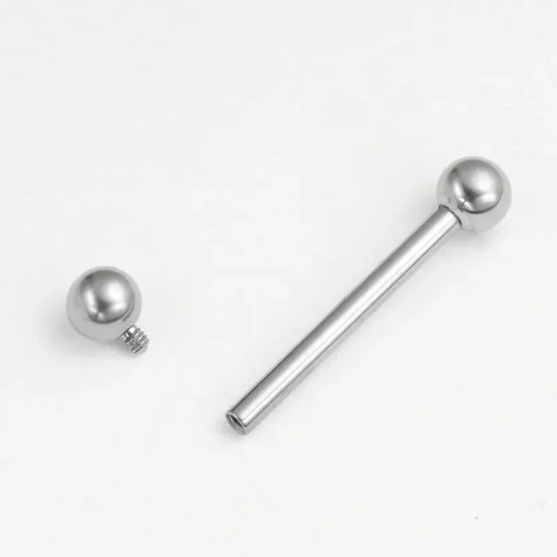 1/10pcs F136 Implant Grade Tit - مراجعة Tongue Barbell Straight وسعره