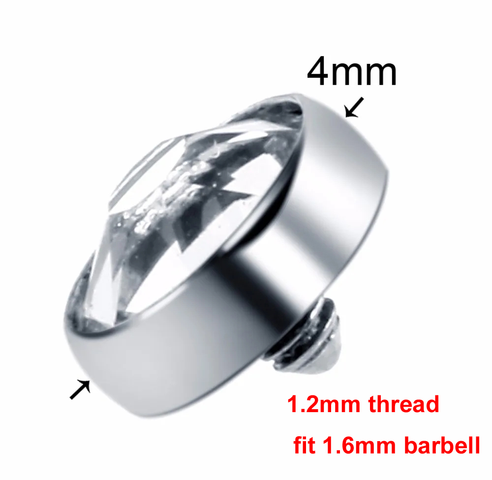 1PC G23 Titanium Dermal Anchor - مراجعة Body Jewelry Implants وسعره