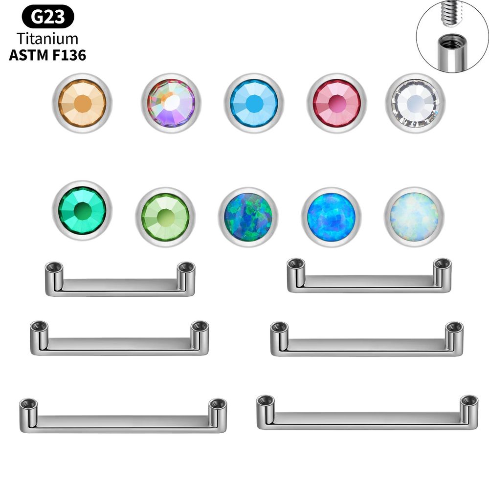 ASTM F136 Titanium Dermal Anch - مراجعة Body Jewelry Implants وسعره