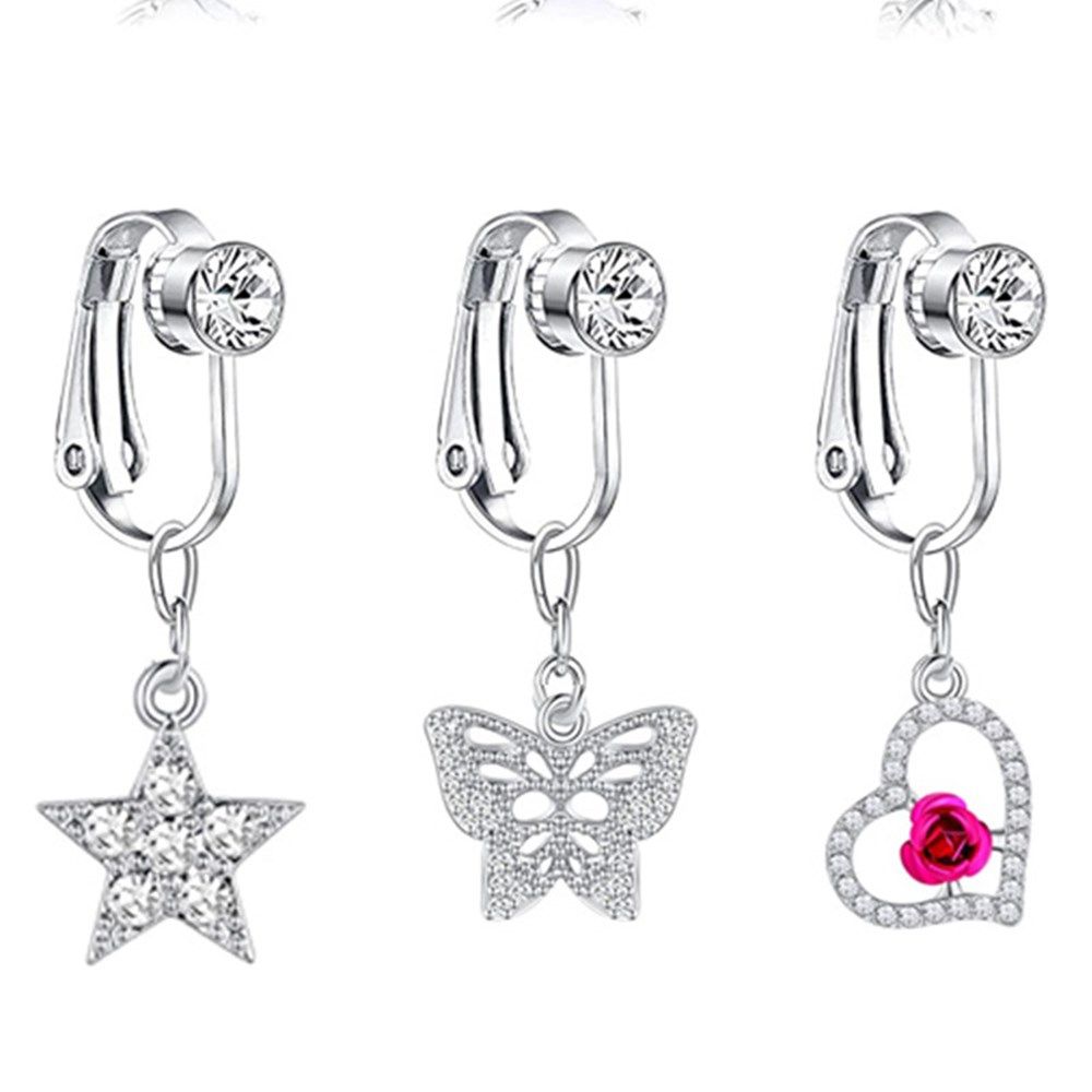 Butterfly Fashion Belly Button - مراجعة Body Jewelry Belly Button Rings وسعره