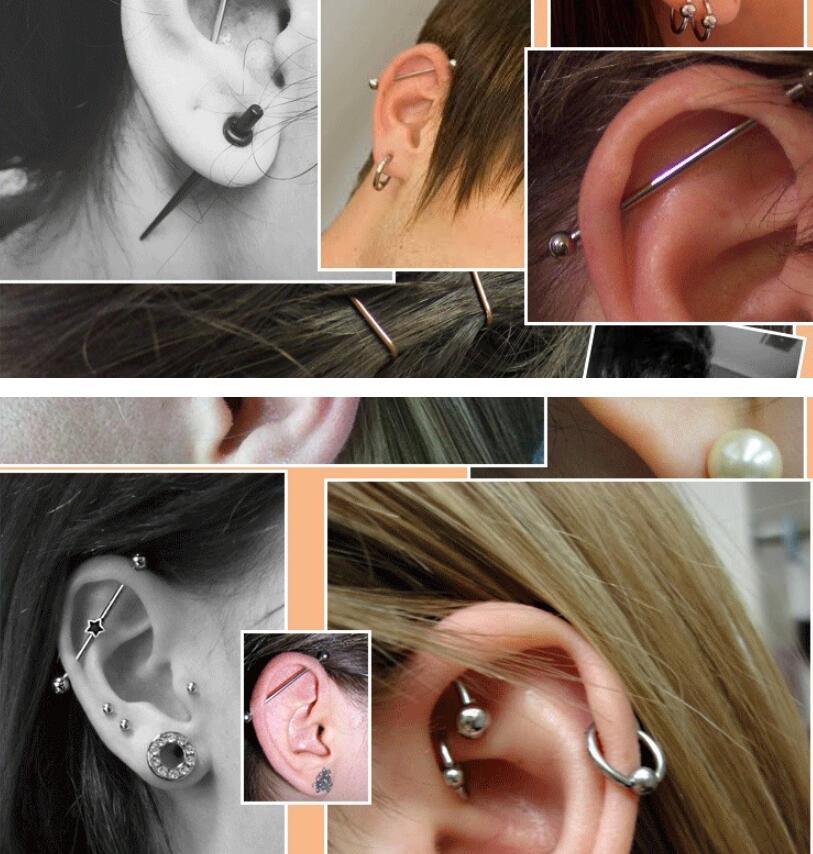 2 Pieces 0.8mm Stainless Steel - مراجعة Tongue Barbell Straight وسعره