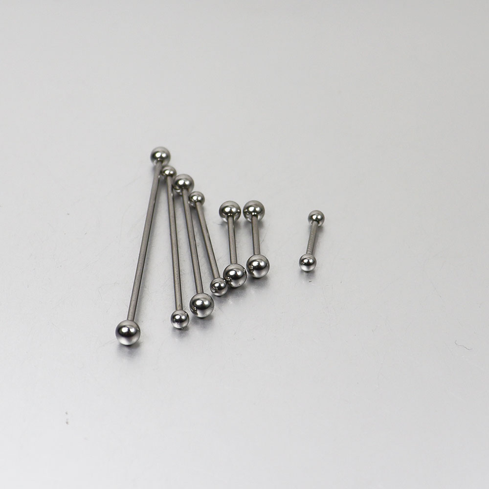 2 Pieces 0.8mm Stainless Steel - مراجعة Tongue Barbell Straight وسعره
