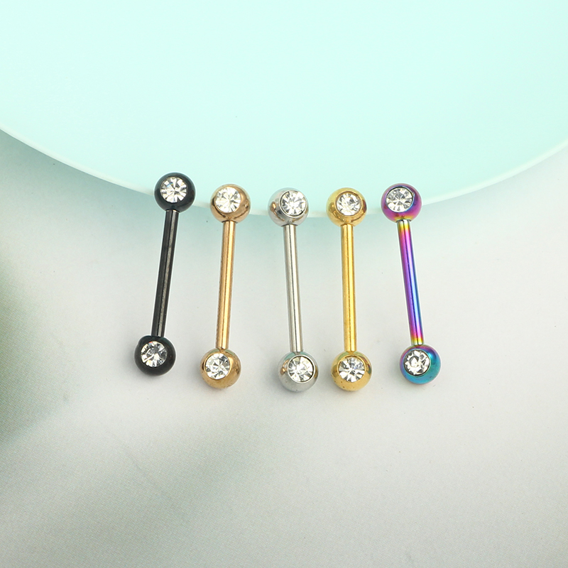 wholesales straight barbell cr - مراجعة Tongue Barbell Straight وسعره