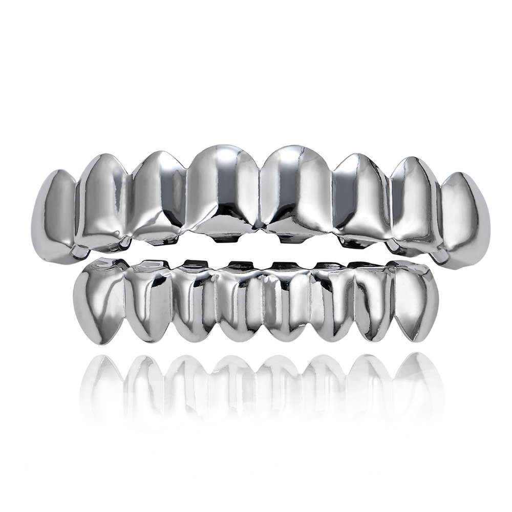 Hip Hop Gold Braces Upper Teet - مراجعة Body Jewelry Real Gold وسعره