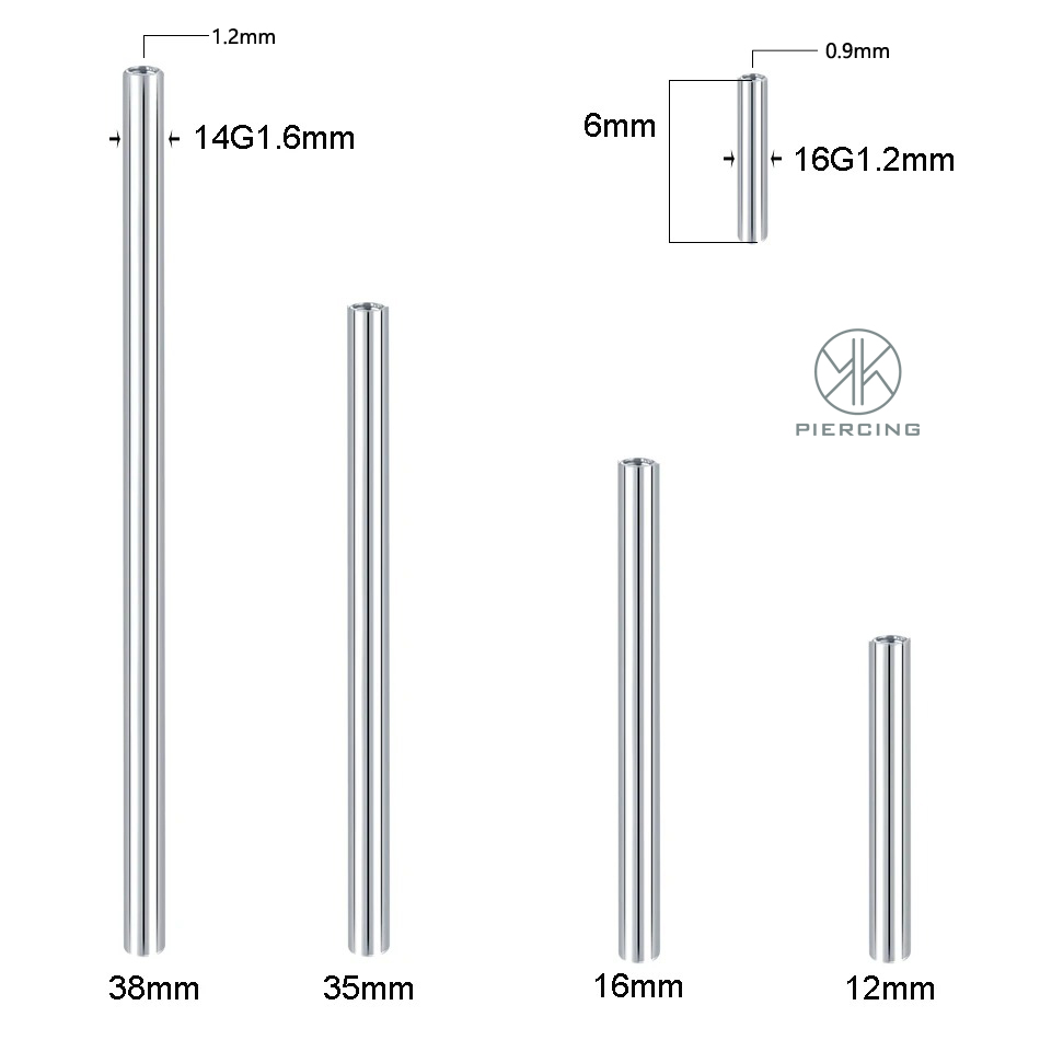 10pcs G23 Titanium Straight Ba - مراجعة Tongue Barbell Straight وسعره