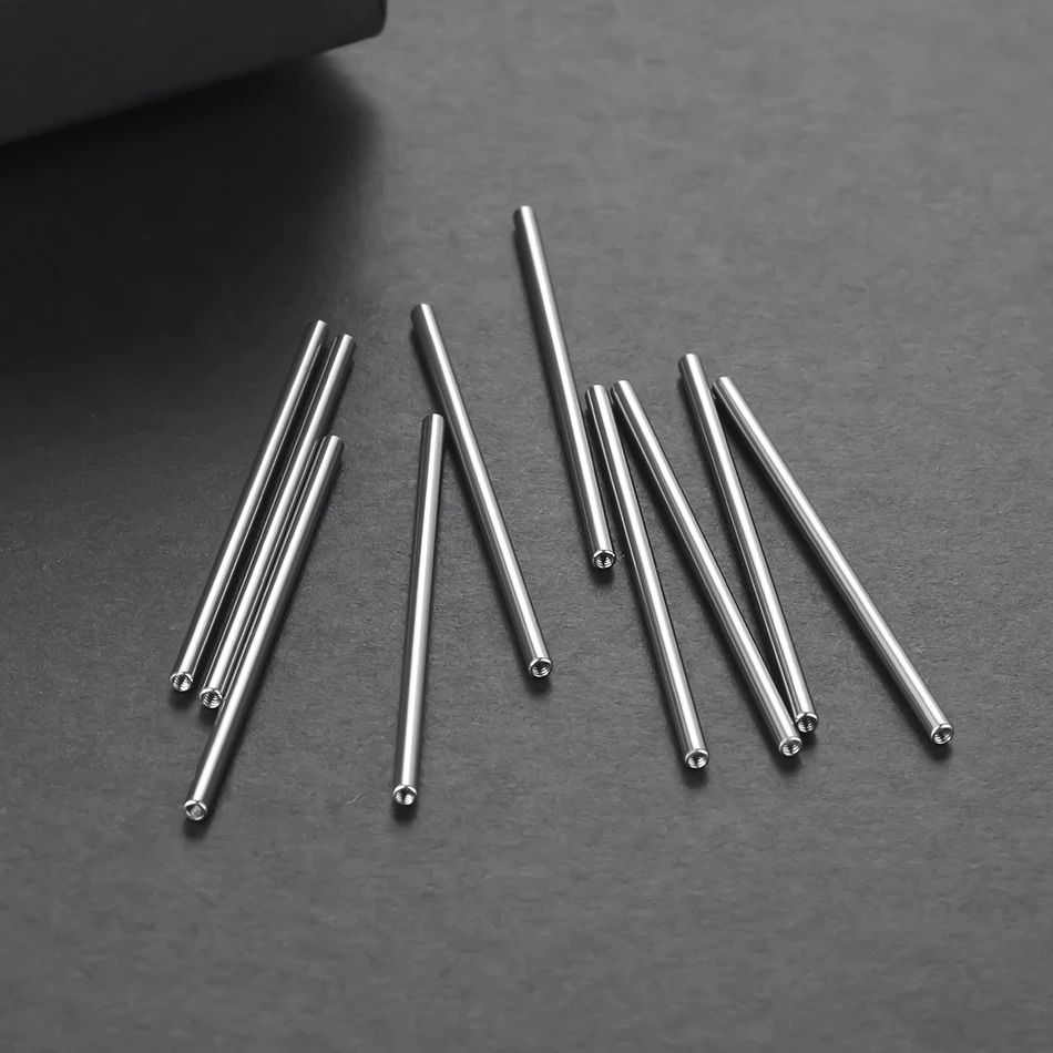 10pcs G23 Titanium Straight Ba - مراجعة Tongue Barbell Straight وسعره