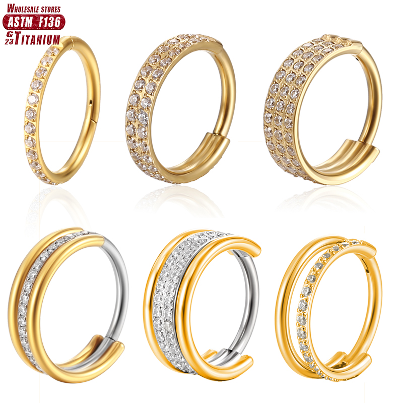 F136 Titanium Nose Ring Implan - مراجعة Body Jewelry Implant Grade وسعره