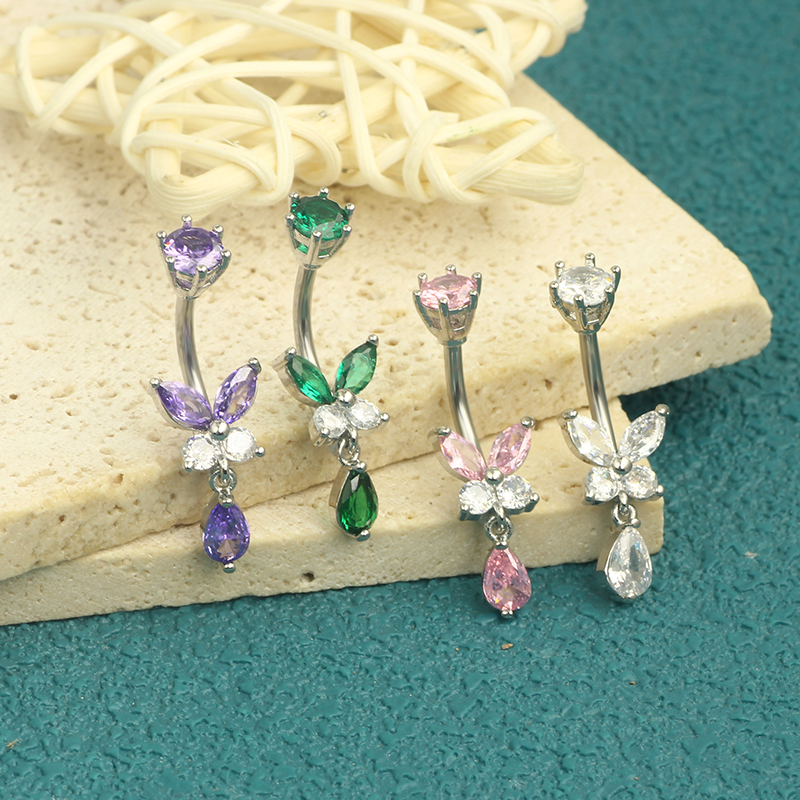 14G Dangle Butterfly Belly Rin - مراجعة Body Jewelry Co وسعره