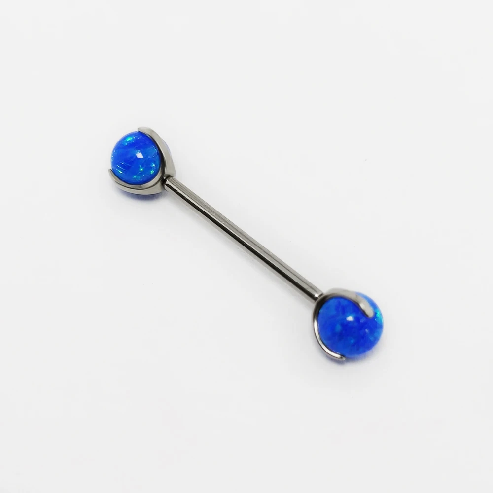 G23 Titanium opal Barbell Ball - مراجعة Tongue Barbell Straight وسعره