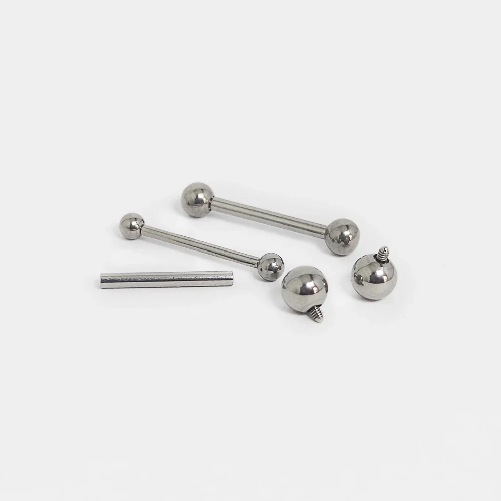 ASTM F136 Titanium Piercing Ba - مراجعة Tongue Barbell Straight وسعره