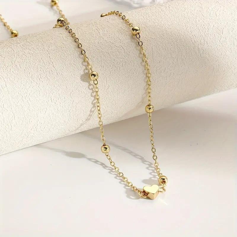 Girls Simple Heart Beaded Bell - مراجعة Body Chain Jewelry وسعره