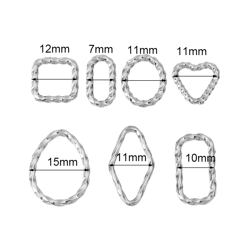 10pcs Stainless Steel Closed T - مراجعة Daith Heart Ring وسعره