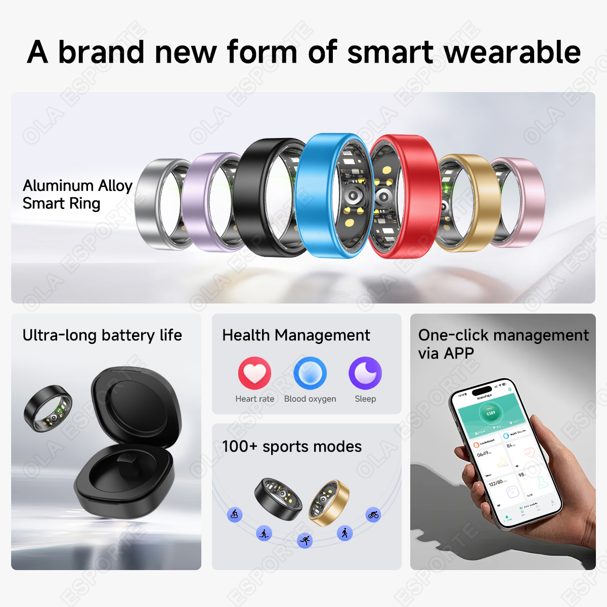 New Smart Ring Men Women, Hear - مراجعة Daith Heart Ring وسعره