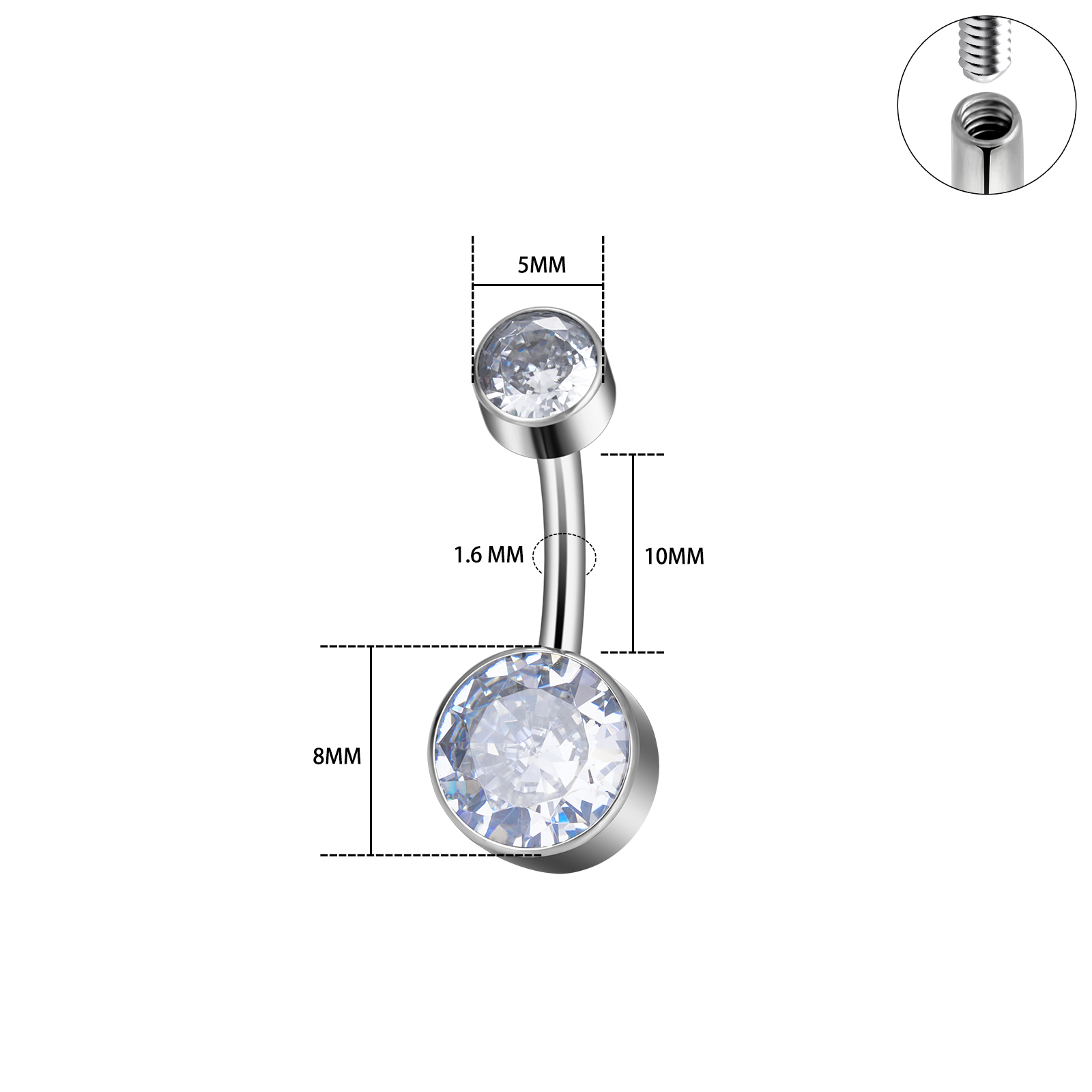 Implant Grade G23 Titanium 14G - مراجعة Body Jewelry Implant Grade وسعره