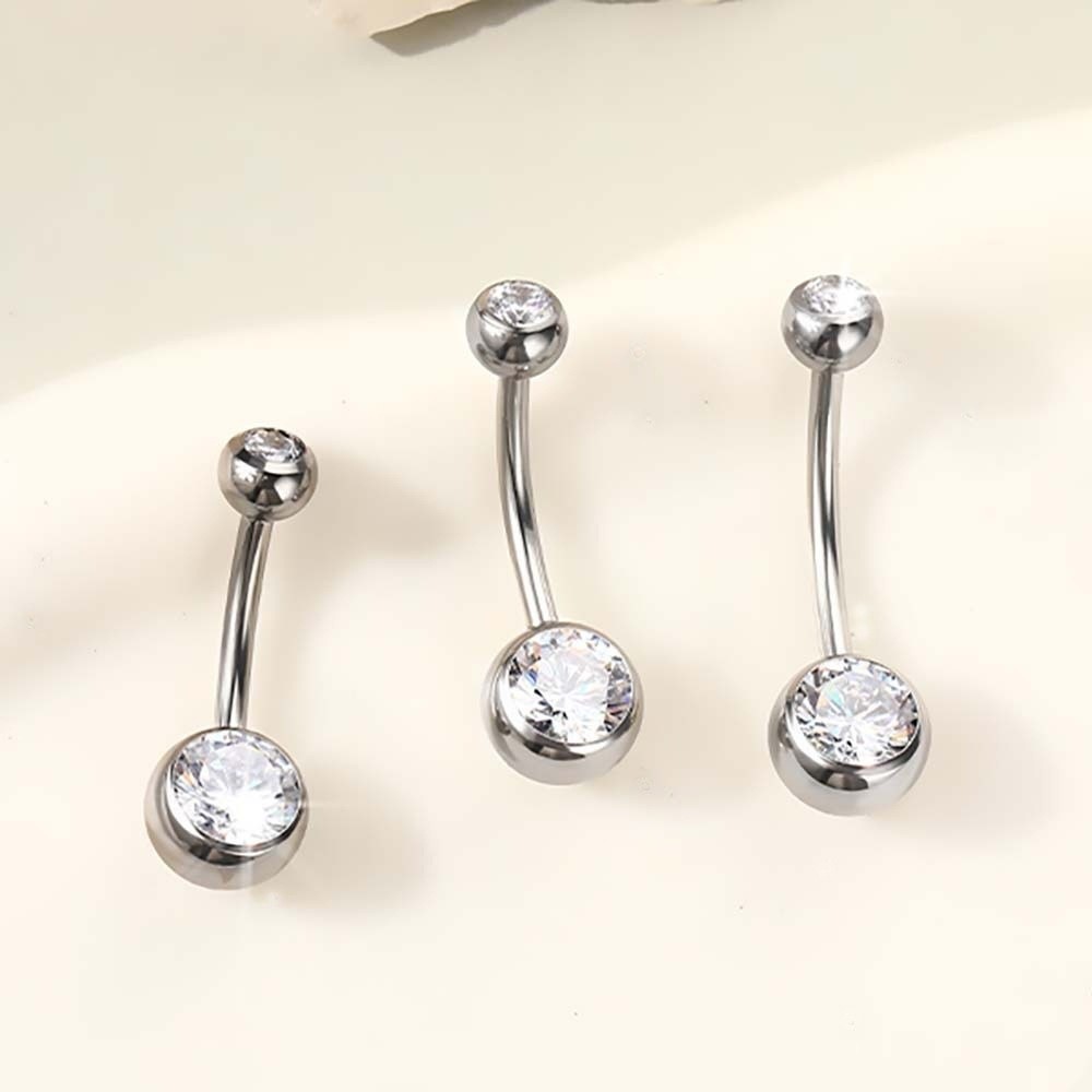 High Quality Titanium Material - مراجعة Body Jewelry Belly Button Rings وسعره