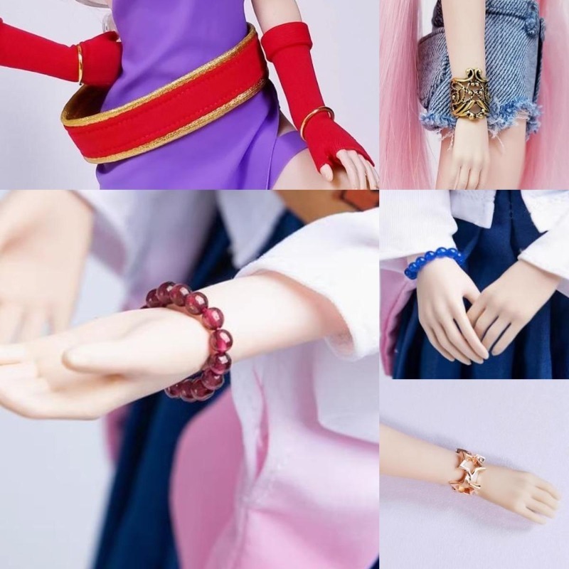 1/6 Scale Metal Bracelet Wrist - مراجعة Body Jewelry Real Gold وسعره