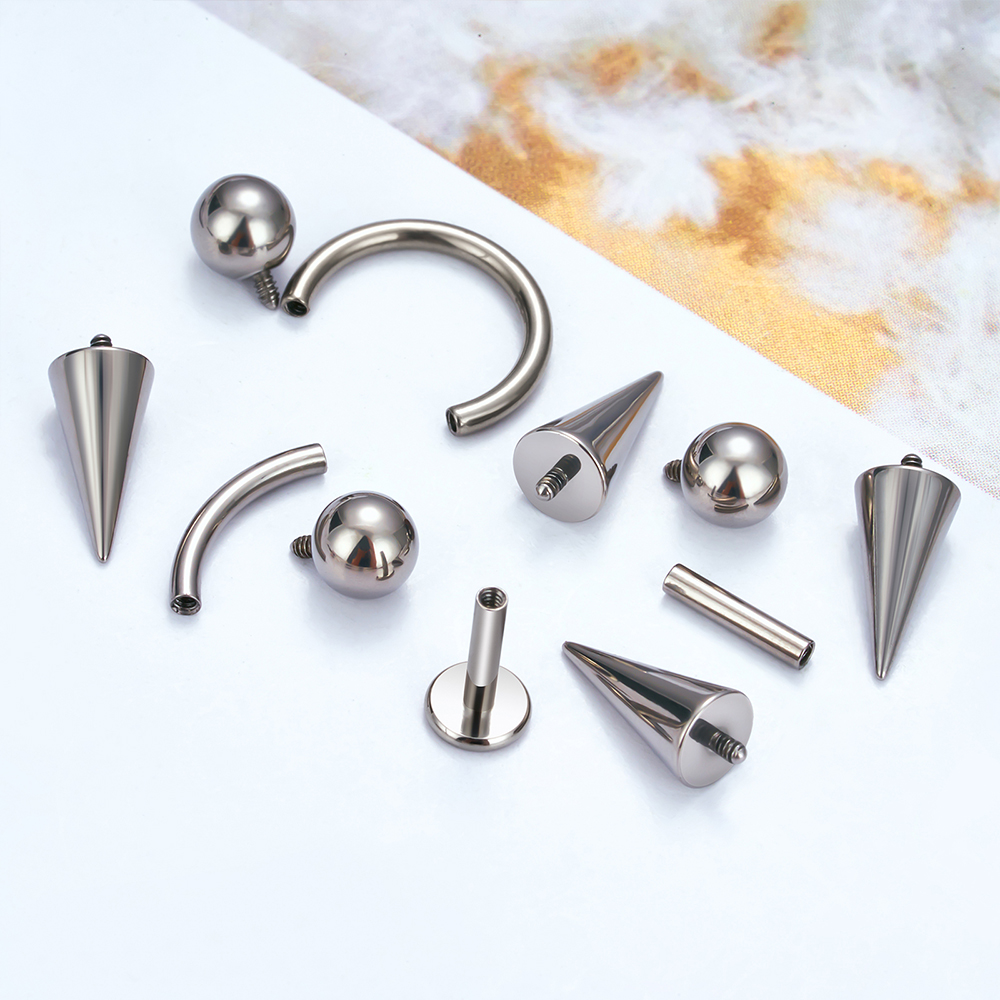 1Pcs Implant Grade F136 Titani - مراجعة Body Jewelry Implant Grade وسعره