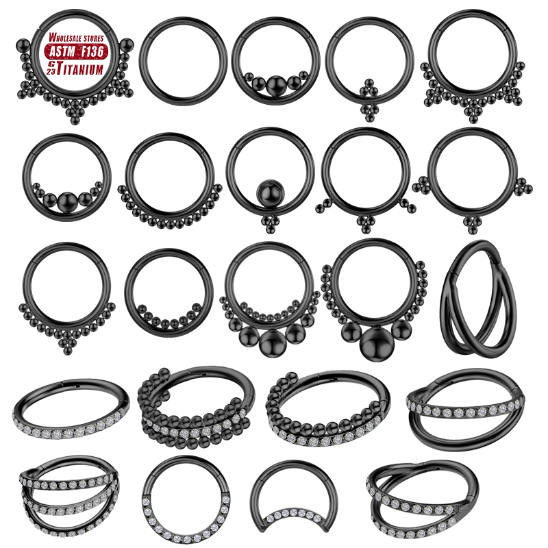 F136 Titanium Piercing Black N - مراجعة Body Jewelry Implant Grade وسعره