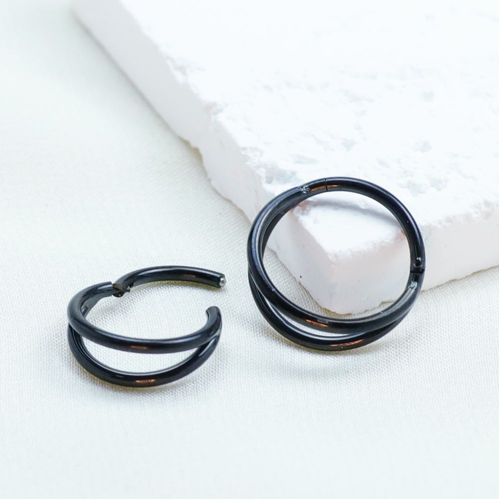 F136 Titanium Piercing Black N - مراجعة Body Jewelry Implant Grade وسعره